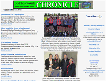 Tablet Screenshot of cottonwoodchronicle.com